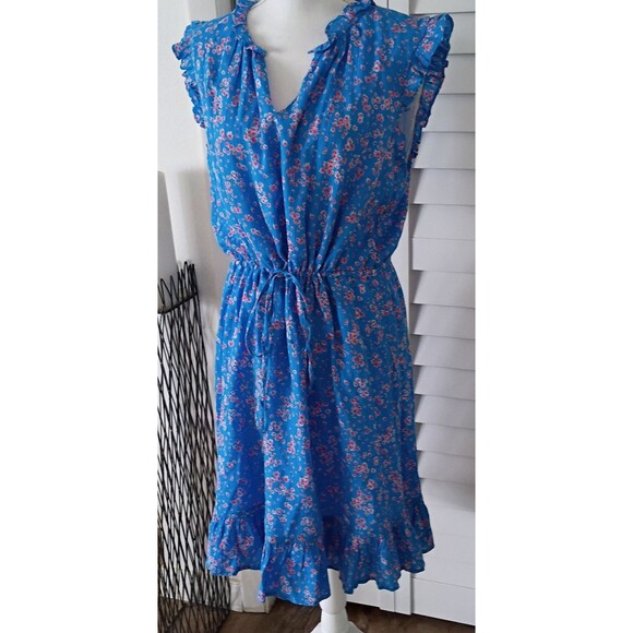 Draper‎ James Lucinda Popover Dress Daisy Bluebell Print 1X NEW - Picture 11 of 13